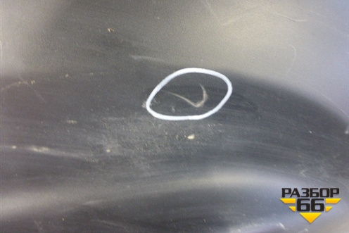 Юбка заднего бампера (до 2014г) (850B21KA1A) для Nissan Juke (F15) с 2011г (Жук)