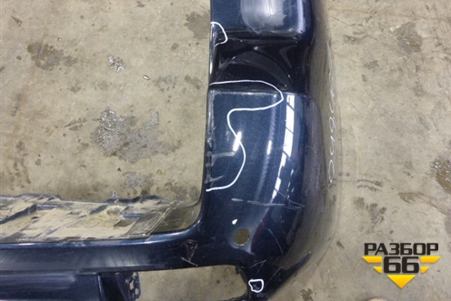 Бампер задний (до 2017г под парктроник) (5215960500) для Toyota Land Cruiser Prado(150) с 2009г (Ленд Крузер Прадо)