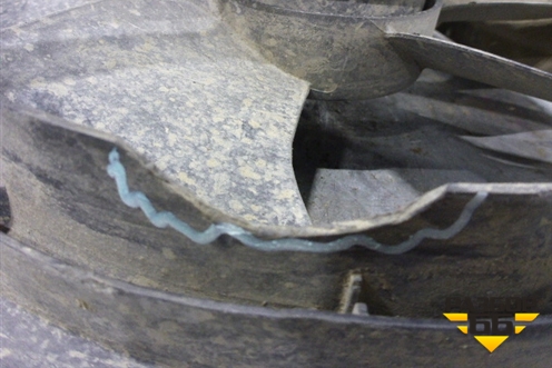 Вентилятор охлаждения радиатора (в сборе 5 лопастей) для Chevrolet Evanda с 2004г (Эванда)