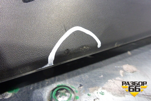 Брызговик задний правый (766250E010) для Toyota Highlander с 2013-2021г (Хайлендер)