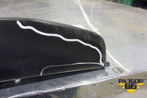 Брызговик задний правый (766250E010) для Toyota Highlander с 2013-2021г (Хайлендер)