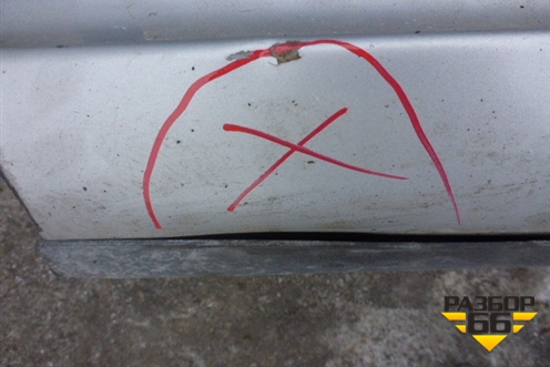 Порог со стойкой левый для Ford C-MAX с 2003-2010г (ЦМакс 1)