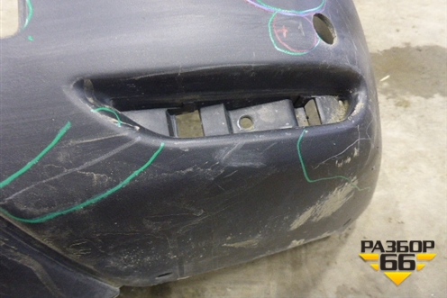 Бампер задний (до 2017г) (850224EA0H) для Nissan Qashqai (J11E) с 2013г