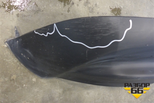 Юбка заднего бампера (до 2014г) (850B21KA1A) для Nissan Juke (F15) с 2011г (Жук)