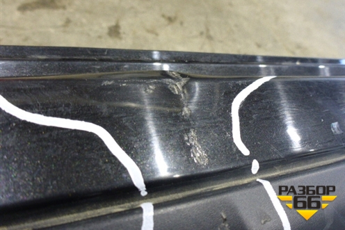 Бампер задний (под парктроник) (85022JD00H) для Nissan Qashqai (J10E) с 2006-2013г (Кашкай)