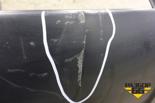 Бампер задний (под парктроник) (85022JD00H) для Nissan Qashqai (J10E) с 2006-2013г (Кашкай)