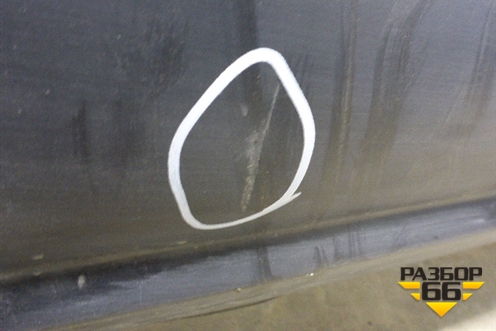 Бампер задний (под парктроник) (85022JD00H) для Nissan Qashqai (J10E) с 2006-2013г (Кашкай)