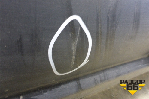 Бампер задний (под парктроник) (85022JD00H) для Nissan Qashqai (J10E) с 2006-2013г (Кашкай)