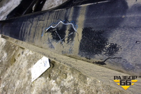 Порог со стойкой левый (5ти дверный кузов) для Citroen C4 с 2005-2011г (С4)