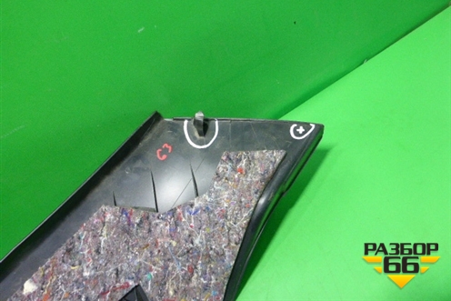 Обшивка стойки задняя нижняя левая для Peugeot 407 с 2004г