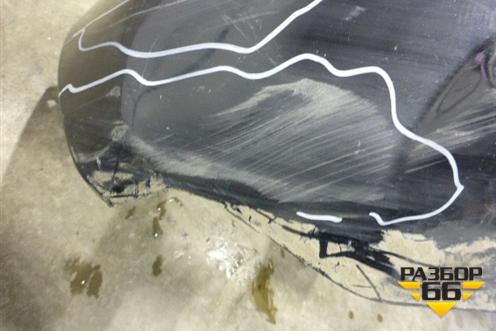 Юбка переднего бампера (после 2009г) (71102ESWAZY00) для Honda CR-V(RE) с 2006-2012г (ЦРВ СРВ)