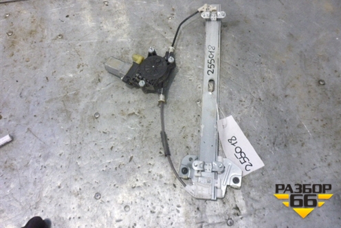 Стеклоподъёмник электрический задний левый для Kia Rio с 2005-2011г (Рио 2)