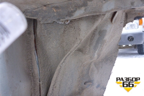 Порог со стойкой правый для Chevrolet Lanos с 2004г (Ланос)