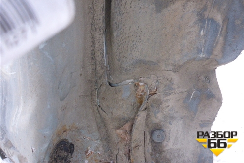 Порог со стойкой правый для Chevrolet Lanos с 2004г (Ланос)