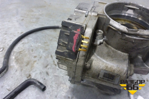 Заслонка дроссельная электрическая (1.9л TDI BXE) (03G128063G) для Volkswagen Jetta с 2005-2011г (Джетта)