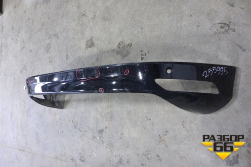 Юбка заднего бампера (после 2013г под парктроник) (8U0300019) для Volvo XC60 с 2008-2017г (ХС60)