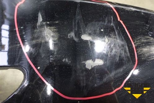 Юбка заднего бампера (после 2013г под парктроник) (8U0300019) для Volvo XC60 с 2008-2017г (ХС60)