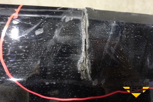 Юбка заднего бампера (после 2013г под парктроник) (8U0300019) для Volvo XC60 с 2008-2017г (ХС60)