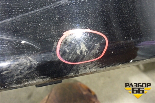 Юбка заднего бампера (после 2013г под парктроник) (8U0300019) для Volvo XC60 с 2008-2017г (ХС60)