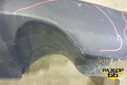 Юбка заднего бампера (после 2009г под парктроник) (71502SWAZZ00) для Honda CR-V(RE) с 2006-2012г (ЦРВ СРВ)