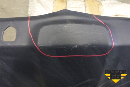 Юбка заднего бампера (после 2009г под парктроник) (71502SWAZZ00) для Honda CR-V(RE) с 2006-2012г (ЦРВ СРВ)