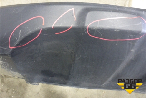 Юбка заднего бампера (после 2009г под парктроник) (71502SWAZZ00) для Honda CR-V(RE) с 2006-2012г (ЦРВ СРВ)