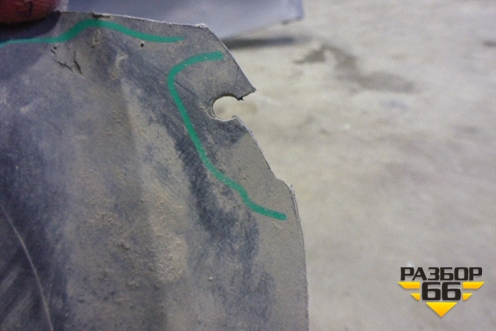 Локер задний левый для Porsche Cayenne с 2003-2010г (Каен)