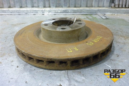 Диск тормозной передний (4.8л) для Porsche Cayenne с 2003-2010г (Каен)