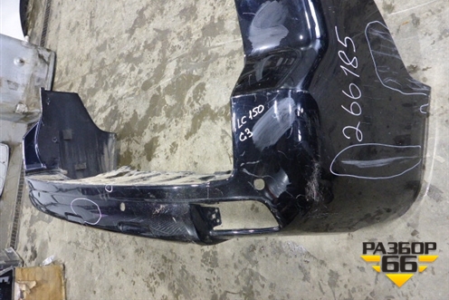 Бампер задний (до 2017г под парктроник) (5215960500) для Toyota Land Cruiser Prado(150) с 2009г (Ленд Крузер Прадо)