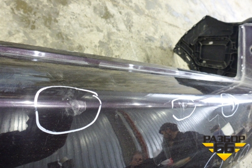 Бампер задний (до 2014г под парктроник) (7P5807421) для Porsche Cayenne с 2010-2017г (Каен)