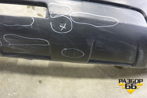 Бампер задний (85022JD00H) для Nissan Qashqai (J10E) с 2006-2013г (Кашкай)