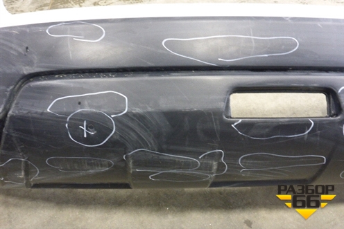 Бампер задний (85022JD00H) для Nissan Qashqai (J10E) с 2006-2013г (Кашкай)