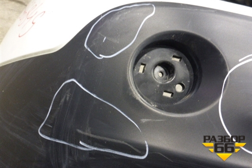 Бампер задний (85022JD00H) для Nissan Qashqai (J10E) с 2006-2013г (Кашкай)