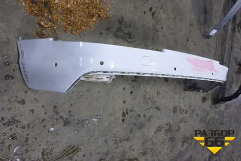 Бампер задний нижняя часть (до 2019г под парктроник) (4M0807527B) для Audi Q7 c 2015г (Ку 7)