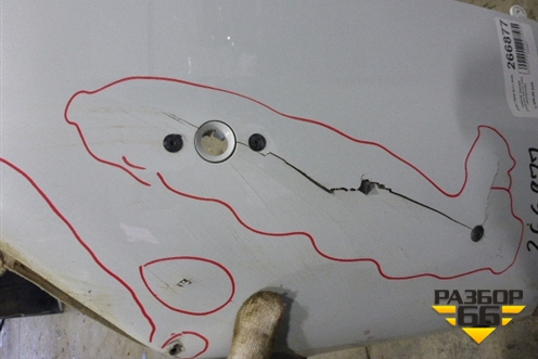 Бампер задний нижняя часть (до 2019г под парктроник) (4M0807527B) для Audi Q7 c 2015г (Ку 7)