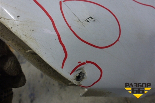 Бампер задний нижняя часть (до 2019г под парктроник) (4M0807527B) для Audi Q7 c 2015г (Ку 7)