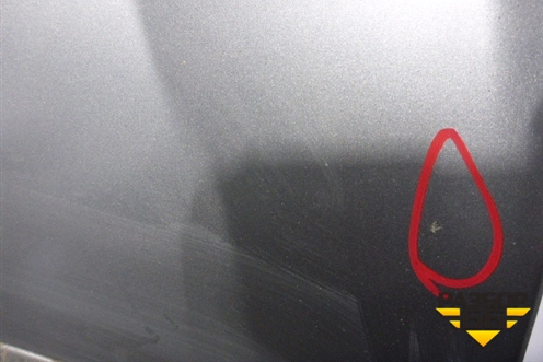 Юбка заднего бампера (4M0807521) для Audi Q7 c 2015г (Ку 7)