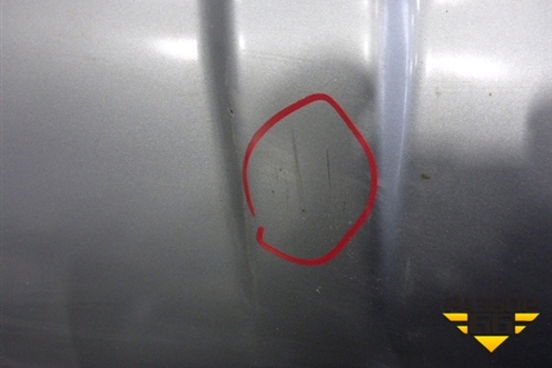 Юбка заднего бампера (4M0807521) для Audi Q7 c 2015г (Ку 7)