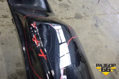 Бампер задний (до 2017г под парктроник) (5215960500) для Toyota Land Cruiser Prado(150) с 2009г (Ленд Крузер Прадо)