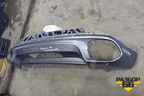 Бампер задний нижняя часть (после 2014г) (7P5807521B) для Porsche Cayenne с 2010-2017г (Каен)