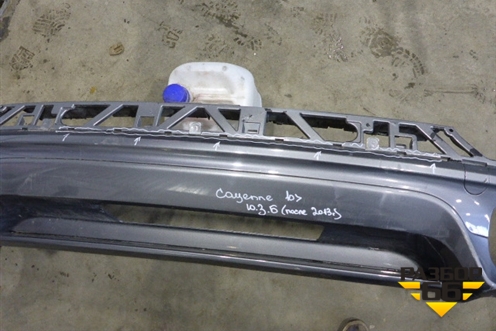 Бампер задний нижняя часть (после 2014г) (7P5807521B) для Porsche Cayenne с 2010-2017г (Каен)