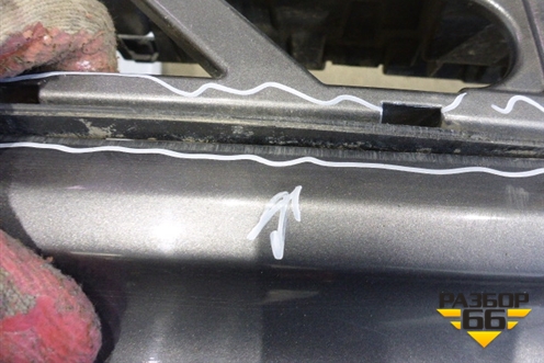 Бампер задний нижняя часть (после 2014г) (7P5807521B) для Porsche Cayenne с 2010-2017г (Каен)