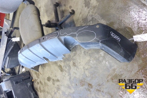 Юбка заднего бампера (после 2009г под парктроник) (71502SWAZZ00) для Honda CR-V(RE) с 2006-2012г (ЦРВ СРВ)