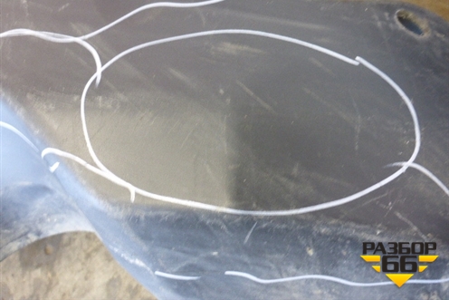 Юбка заднего бампера (после 2009г под парктроник) (71502SWAZZ00) для Honda CR-V(RE) с 2006-2012г (ЦРВ СРВ)