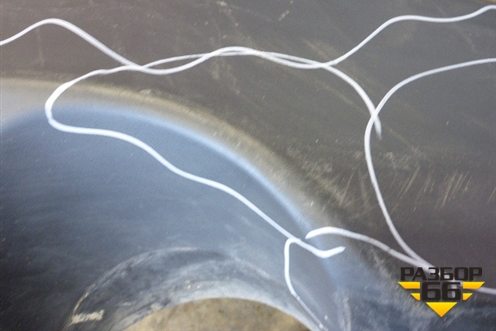 Юбка заднего бампера (после 2009г под парктроник) (71502SWAZZ00) для Honda CR-V(RE) с 2006-2012г (ЦРВ СРВ)