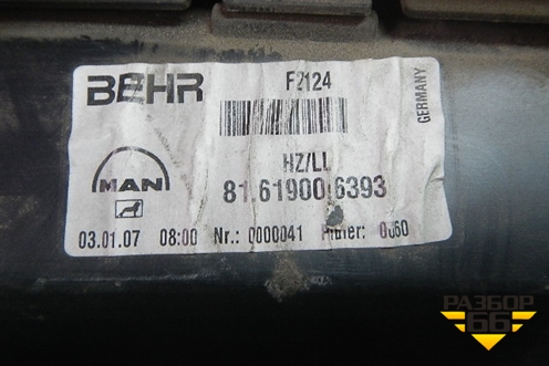 Корпус отопителя  (81619006393) для MAN TGA 4-Series  с 2000-2008г (ТГА)