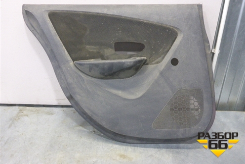 Обшивка двери задней левой под механику (829014AA0A) для Nissan Almera G15 с 2012г (Альмера Г15)