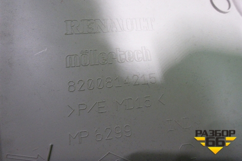 Обшивка стойки задняя верхняя левая (8200814215) для Renault Scenic с 2003-2009г (Сценик)