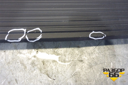 Накладка заднего бампера (5216260060) для Lexus GX-460 с 2009г (ГХ)