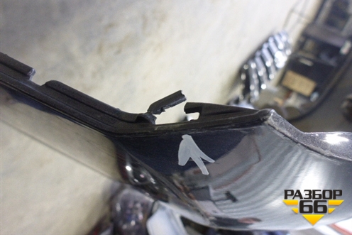 Бампер задний (под парктроник без накладки) (5215948170) для Toyota Highlander с 2007-2013г (Хайлендер)